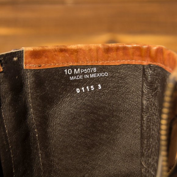 Distressed Cognac Straps and Zipper Boot by Corral 10 - Picture 5 of 9